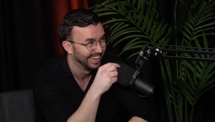 Luke in conversation on the podcast