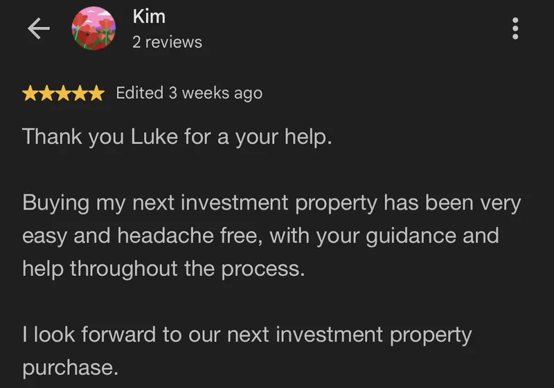 Five-star Google review
