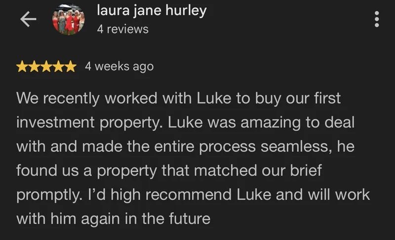 Five-star Google review